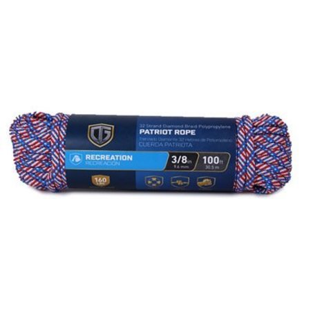 Richelieu America Ltd. 3/8X100 Patriot Rope 643611 | Zoro